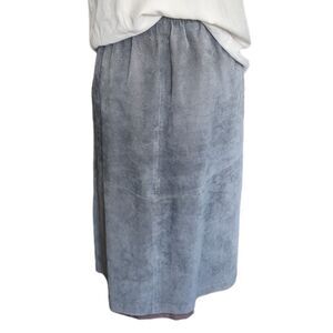 Vintage REAL Leather Skirt Size Medium